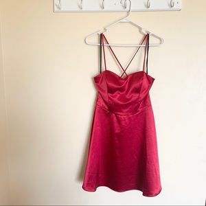 Red homecoming/ prom dress